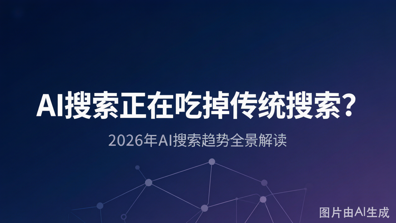 AI搜索正在吃掉传统搜索?2026年AI搜索趋势全景解读
