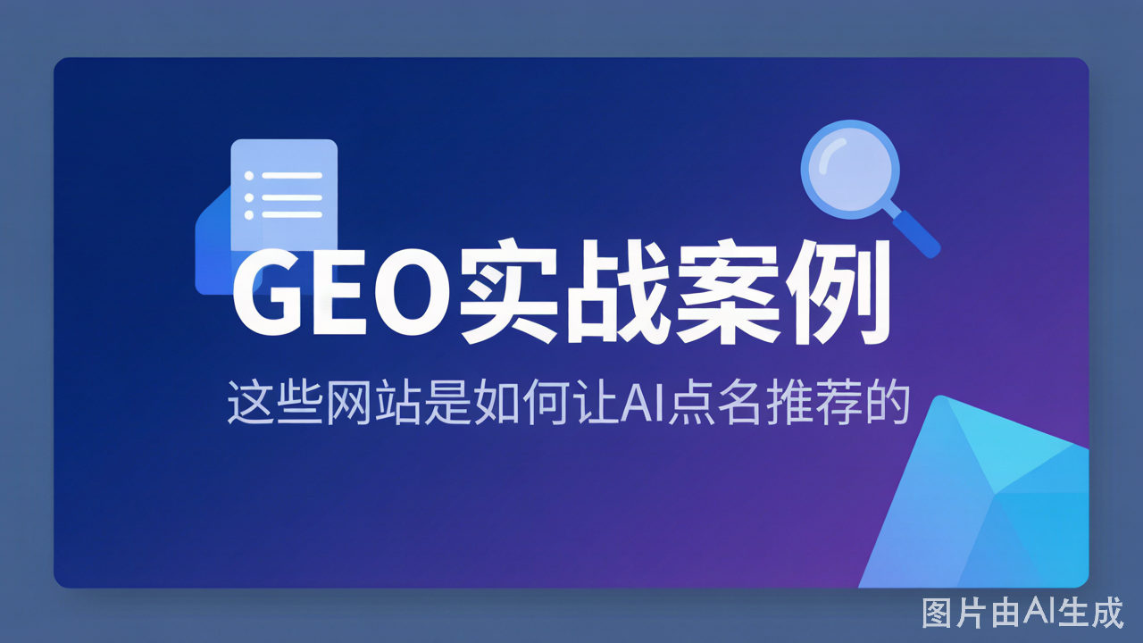 GEO实战案例:这些网站是如何让AI点名推荐的?