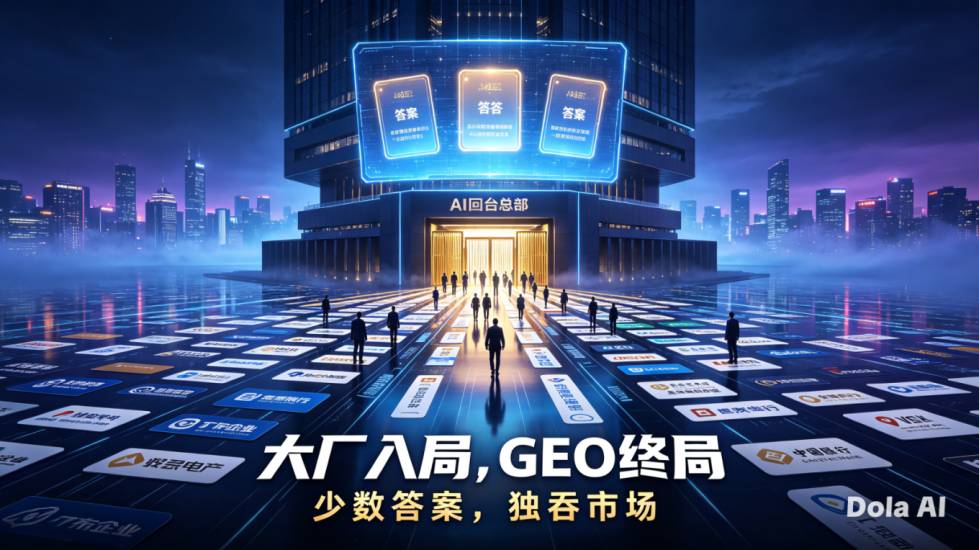 GEO不是SEO的延续:答案只剩3个的终局配图